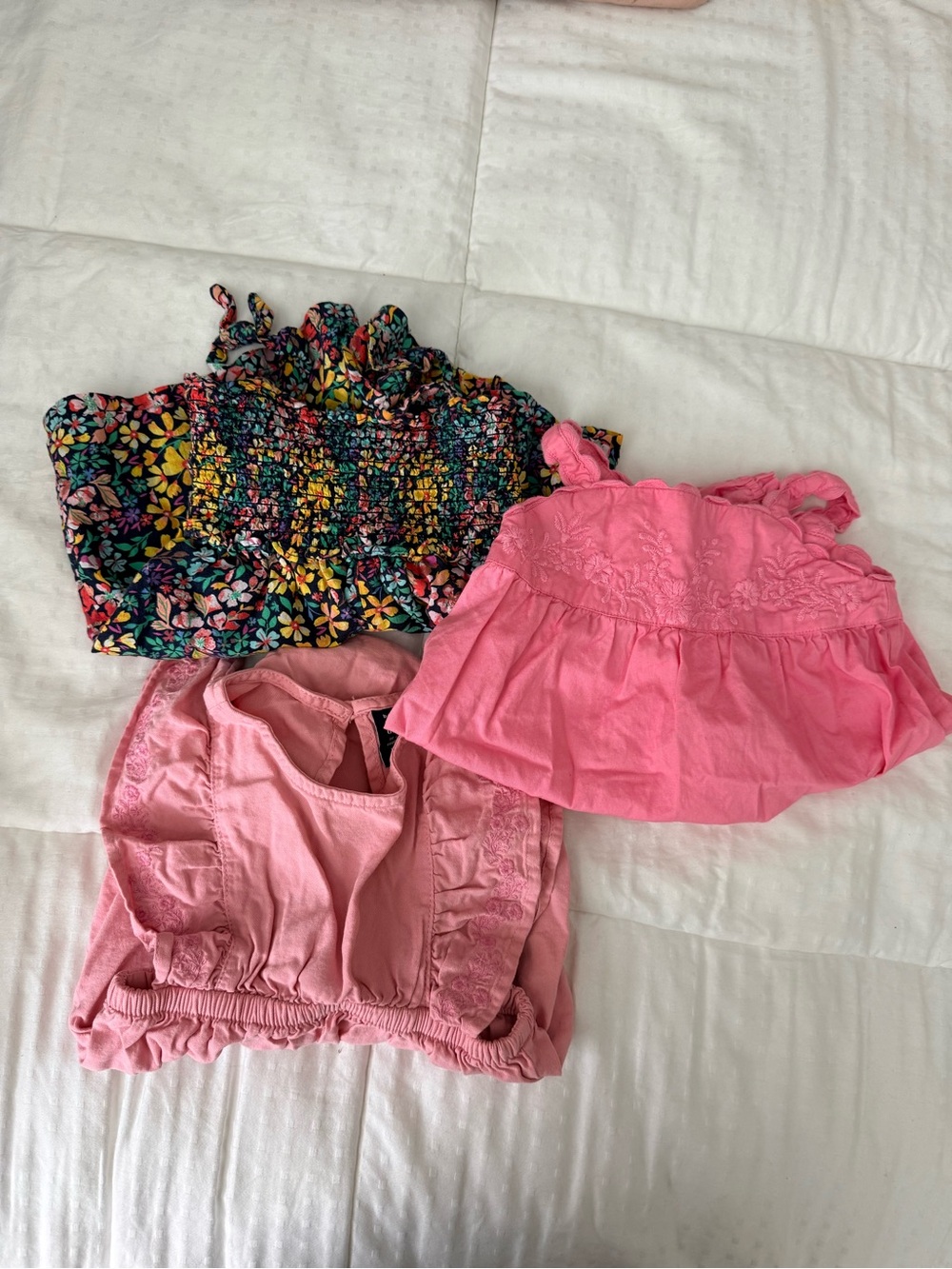 GAP Kids Pink & Multi-Color Romper 3-Pack